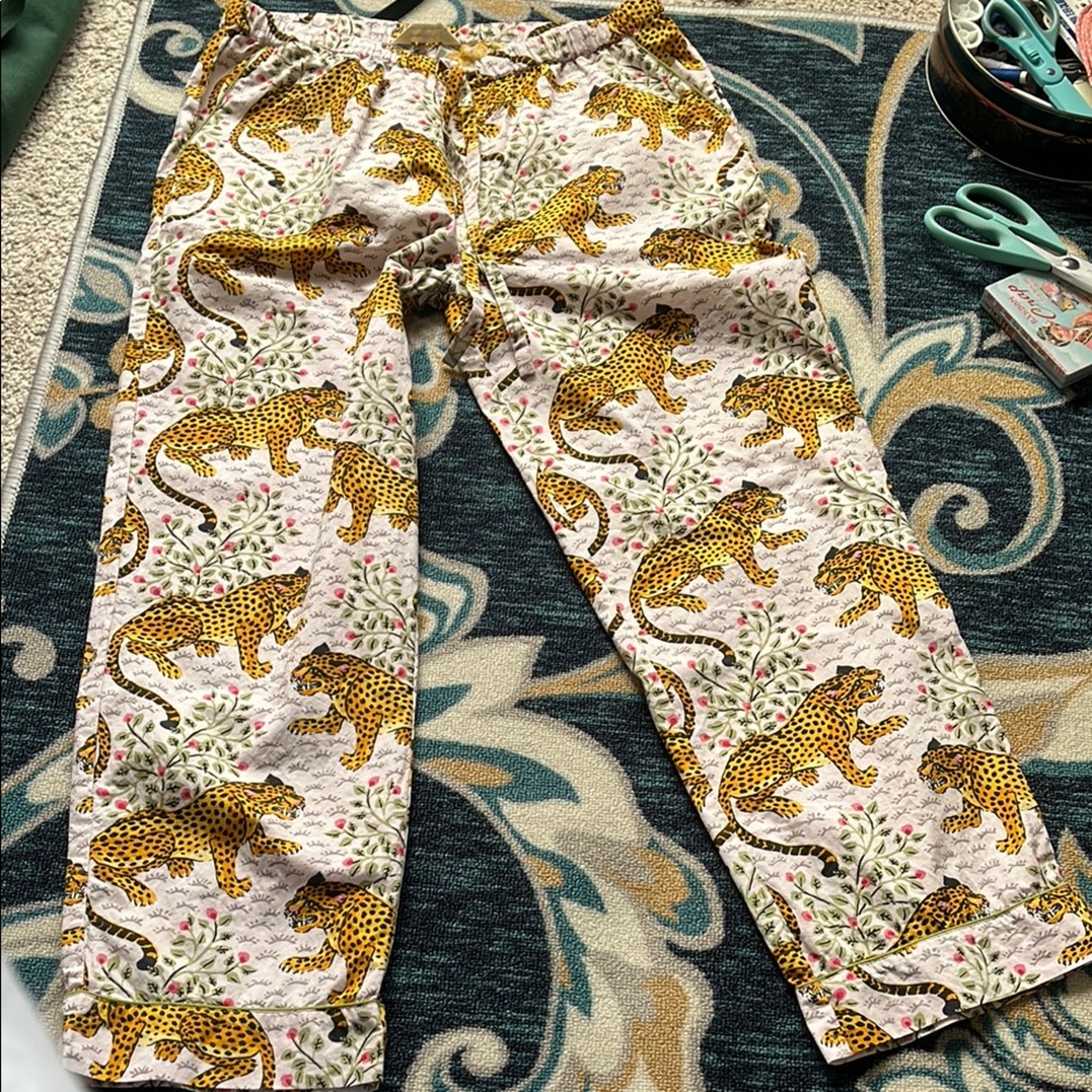 Leopard Print Pajama Pants